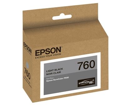 Picture of EPSON 760 UltraChrome HD Ink for SureColor P600 - Light Black (25.9 ml)
