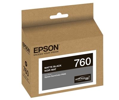 Picture of EPSON 760 UltraChrome HD Ink for SureColor P600 - Matte Black (25.9 ml)