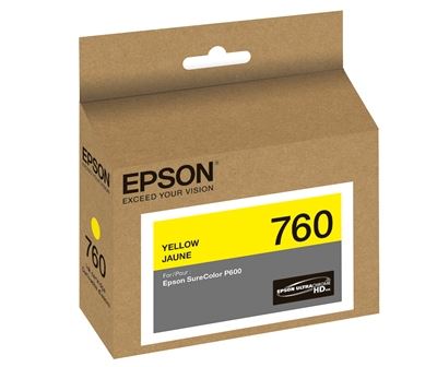 Picture of EPSON 760 UltraChrome HD Ink for SureColor P600 - Yellow (25.9 ml)