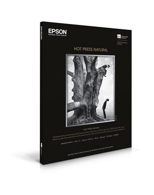 Picture of Epson Hot Press Natural - 17in x 22in (25 Sheets)