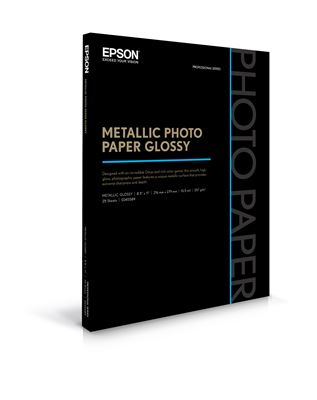 Picture of EPSON Metallic Photo Paper Glossy - 8.5in x 11in