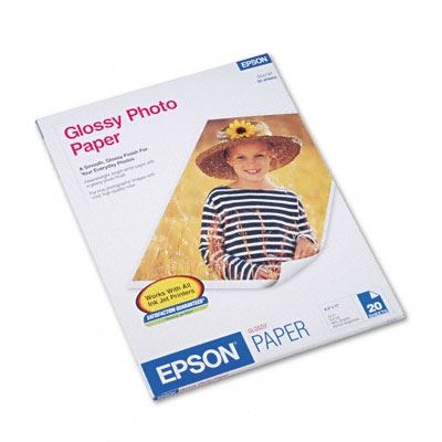 Picture of EPSON Photo Paper- 8.5in x 11 in (20-Sheets)