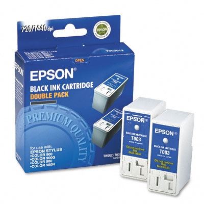 Picture of EPSON Stylus Color 900/980 Black Ink Cartridges