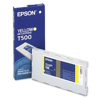 Picture of EPSON Stylus Pro 10000/10600 Yellow Photo Dye Ink Cartridge 