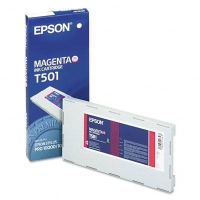Picture of EPSON Stylus Pro 10000/10600 Magenta Photo Dye Ink Cartridge 