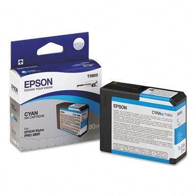 Picture of EPSON Stylus Pro K3 UltraChrome Ink Cartridges for 3800 and 3880 - Cyan (80 mL)