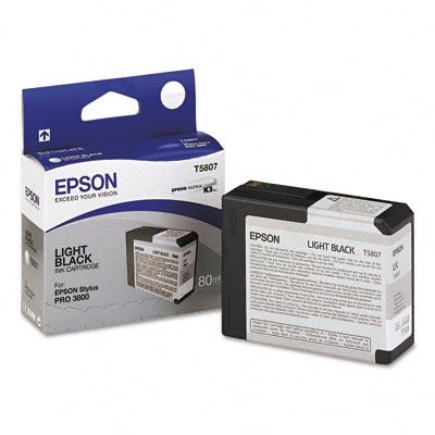 Picture of EPSON Stylus Pro K3 UltraChrome Ink Cartridges for 3800 and 3880 - Light Black (80 mL)