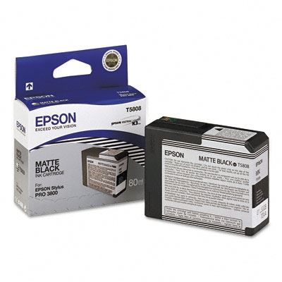 Picture of EPSON Stylus Pro K3 UltraChrome Ink Cartridges for 3800 and 3880 - Matte Black (80 mL)