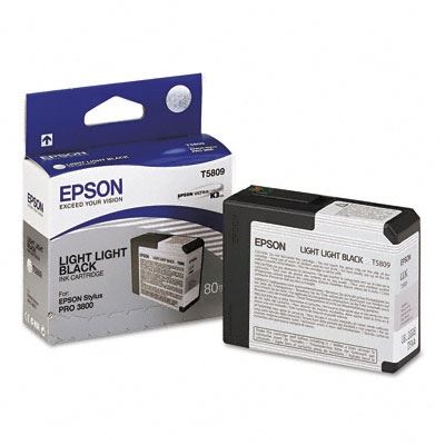 Picture of EPSON Stylus Pro K3 UltraChrome Ink Cartridges for 3800 and 3880 - Light Light Black (80 mL)