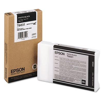 Picture of EPSON Stylus Pro K3 UltraChrome Ink Cartridges for 7800/7880/9800/9880 - Photo Black (220 mL)