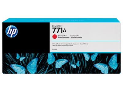 Picture of HP 771 Ink Cartridges for Designjet Z6200 - Z6800 w/Vivid Photo Ink - Chromatic Red