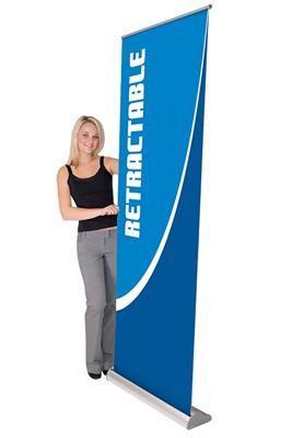 Picture of LexJet Orient Retractable Banner Stand- 31.5in Silver
