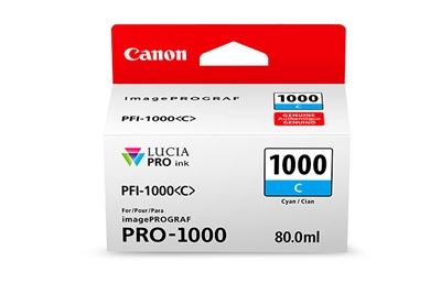 Picture of Canon imagePROGRAF PRO-1000 Ink - Cyan (80mL)