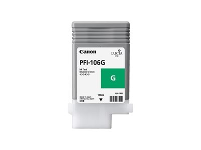 Picture of Canon PFI-106 Ink for imagePROGRAF iPF6300/6400/6350/6450 - Green (130 mL)