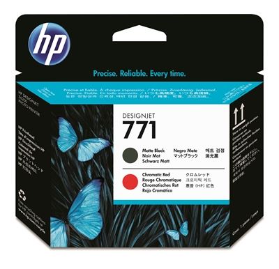 Picture of HP 771 Printhead for Designjet Z6200/Z6800 Matte Black/Chromatic Red
