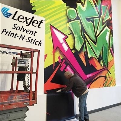 Picture of LexJet Solvent Print-N-Stick Fabric