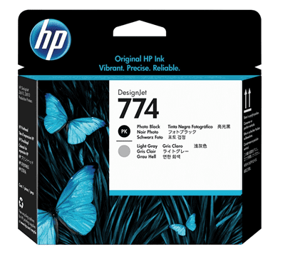 Picture of HP 774 Printheads for DesignJet Z6610 Printers (Black/Light Gray)