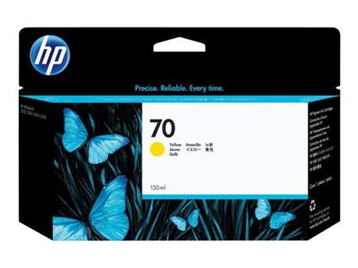 Picture of HP 70 Ink for Designjet Z2100/Z3100/Z3200 - Yellow