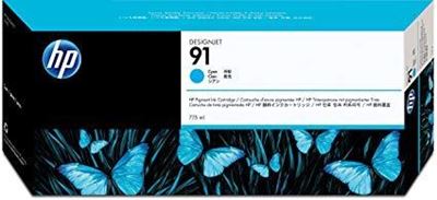 Picture of HP 91 Cyan Ink Cartridges for Designjet Z6100