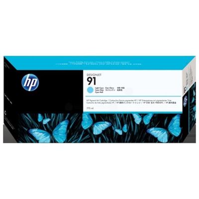 Picture of HP 91 Light Cyan Ink Cartridges for Designjet Z6100