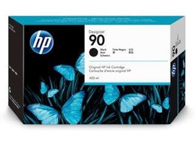 Picture of HP 90 Black Ink Cartridge for Designjet 4000 Series - 400 mL