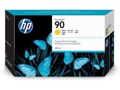 Picture of HP 90 Yellow Ink Cartridge for Designjet 4000 Series - 400 mL