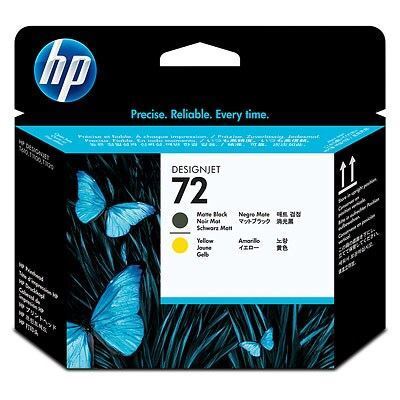 Picture of HP 72 Ink Print Head Matte Black and Yellow