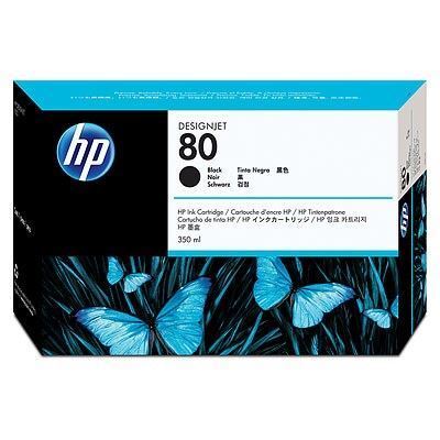 Picture of HP 80 Black Ink Cartridge for Designjet 1000 Series - 350 mL