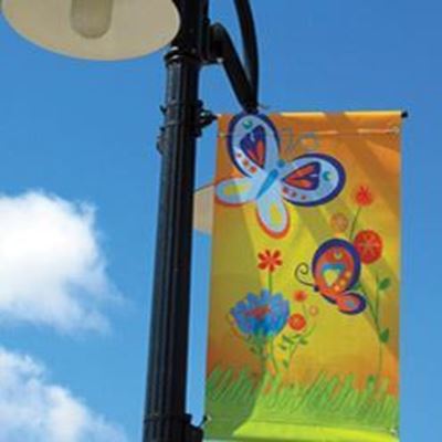 Picture of Ultraflex Pole Banner Blockout, 18oz - 38in x 115ft