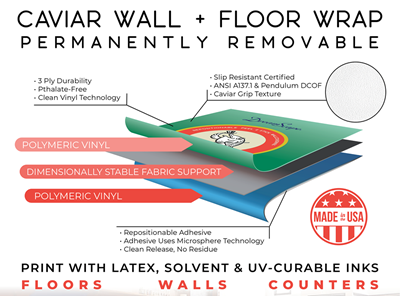 Picture of DreamScape™ Caviar Wall + Floor Wrap - 54in x 150ft