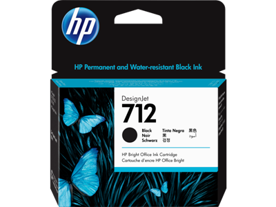 Picture of HP 712 80ml Black Ink Cartridge