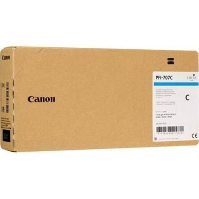 Picture of Canon imagePROGRAF PFI-707 Ink for iPF830/840/850 - Cyan (700 mL)