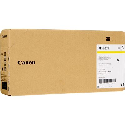 Picture of Canon imagePROGRAF PFI-707 Ink for iPF830/840/850 - Yellow (700 mL)