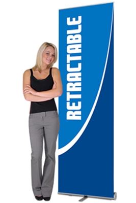 Picture of LexJet Contender Mini Retractable Banner Stand - Silver