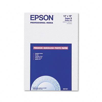 Picture of EPSON Premium Semi-Gloss Photo Paper (250)- 13in x 19in