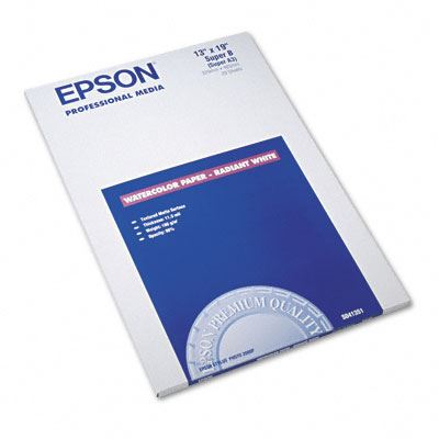 Picture of EPSON Watercolor Paper - Radiant White- 13in x 19in