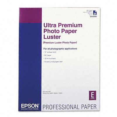 Picture of EPSON Premium Luster Photo Paper (260g)- 17in x 22in (25-Sheets)
