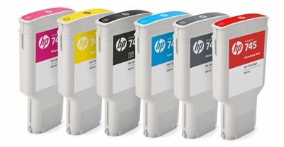 HP 745 Ink Cartridges for DesignJet Z2600/Z5600 (300mL)