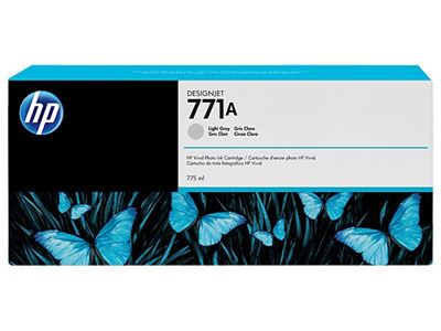 Picture of HP 771 Ink Cartridges for Designjet Z6200 - Z6800 w/Vivid Photo Ink - Light Gray