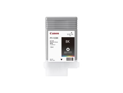 Picture of Canon imagePROGRAF iPF5100/6100/6200 Black Ink - 130 mL