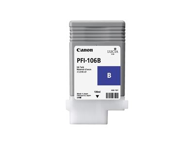 Canon PFI-106 Ink for imagePROGRAF iPF6300/6400/6350/6450 - Blue mL)- LexJet - Inkjet Printers, Media, Cartridges More