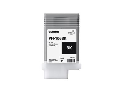 Picture of Canon PFI-106 Ink for imagePROGRAF iPF6300/6400/6350/6450/6300S - Black (130 mL)
