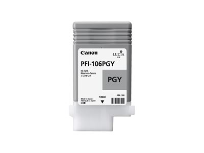 Picture of Canon PFI-106 Ink for imagePROGRAF iPF6300/6400/6350/6450 - Photo Gray (130 mL)