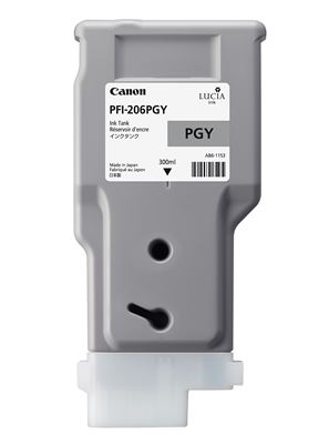 Picture of Canon PFI-206 Ink for imagePROGRAF iPF6400/6450 - Photo Gray (300 mL)