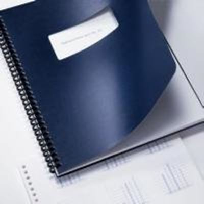 Picture of GBC Regency Premium Presentation Covers- Letter 11in x 8.5in Window- Black
