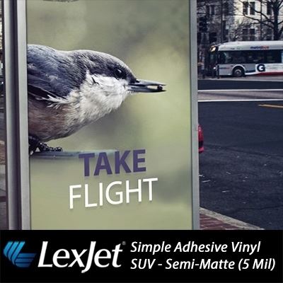 Picture of LexJet Simple Adhesive Vinyl SUV - Semi-Matte (5 Mil)