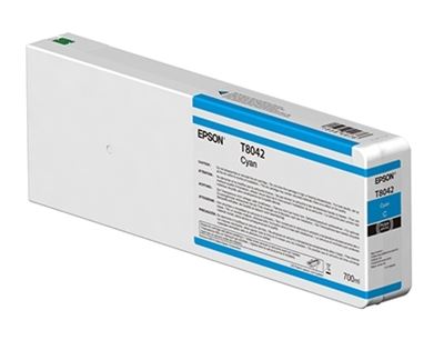 Picture of EPSON UltraChrome HD Ink Cartridge for P6000, P7000, P8000, and P9000 - Cyan (700 mL)