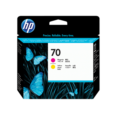 Picture of HP 70 Printheads for Designjet Z2100/3100/3200/5200 - Magenta/Yellow