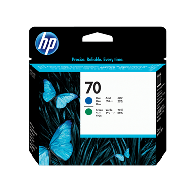Picture of HP 70 Printheads for Designjet Z3100/3200 - Blue/Green