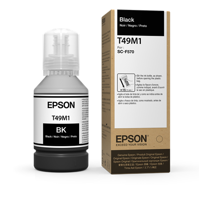 Picture of EPSON SureColor F170 and F570 Ink Bottle - Black (140 mL)